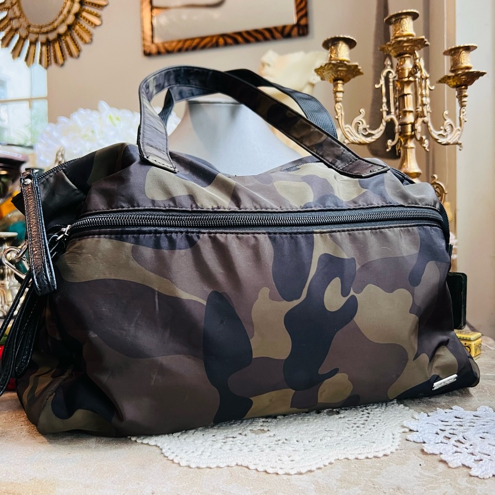 Charlie Paige Large Camouflage Satchel Bag in STELLAR condition